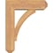 Ekena Millwork Thorton Craftsman Smooth Bracket w/ Offset Brace, Western Red Cedar, 5 1/2"W x 16"D x 20"H BKT0604X16X20THR04SWR - alternate 3